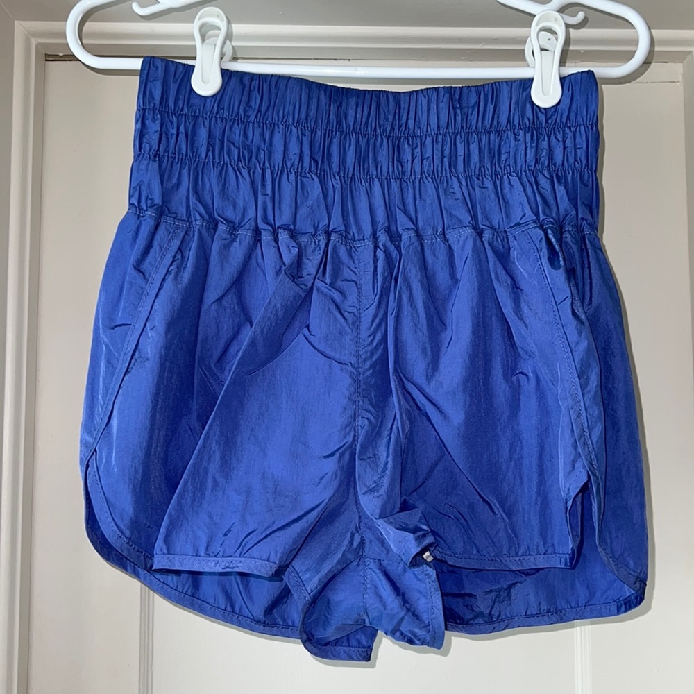 Blue/Periwinkle free people movement shorts. Size M